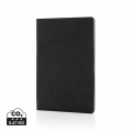 Salton A5 GRS certified recycled paper notebook, black