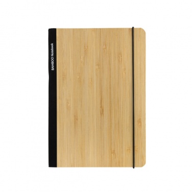 Logo trade promotional items image of: Scribe bamboo A5 Notebook