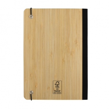 Logo trade promotional items picture of: Scribe bamboo A5 Notebook