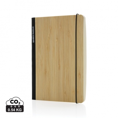 Logo trade advertising product photo of: Scribe bamboo A5 Notebook