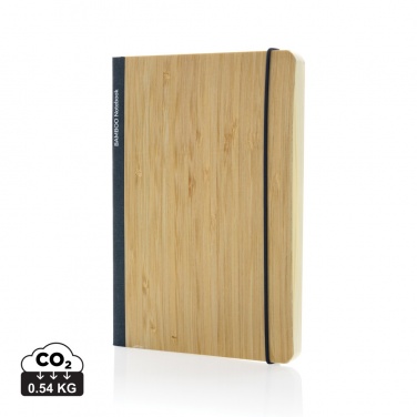 Logo trade corporate gifts image of: Scribe bamboo A5 Notebook