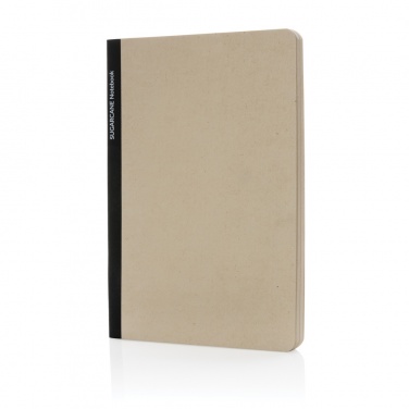 Logo trade promotional merchandise picture of: Stylo Sugarcane paper A5 Notebook