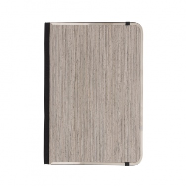 Logotrade promotional item image of: Treeline A5 wooden cover deluxe notebook