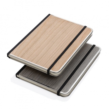 Logotrade promotional merchandise photo of: Treeline A5 wooden cover deluxe notebook