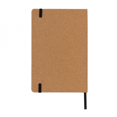 Logo trade promotional products image of: Stoneleaf A5 cork and stonepaper notebook