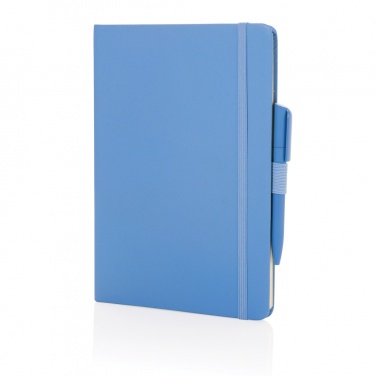 Logo trade promotional merchandise image of: Sam A5 RCS certified bonded leather classic notebook