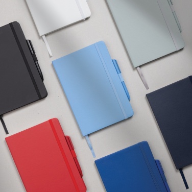 Logo trade promotional items image of: Sam A5 RCS certified bonded leather classic notebook