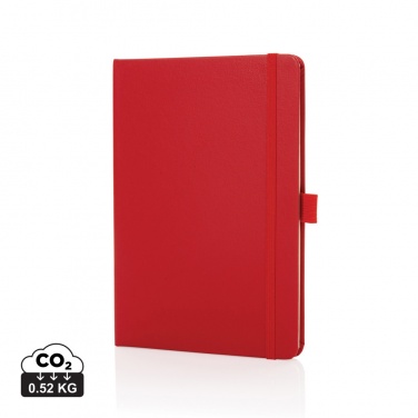 Logotrade promotional item image of: Sam A5 RCS certified bonded leather classic notebook