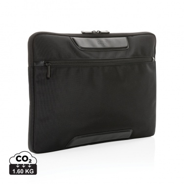 Logo trade promotional giveaway photo of: Swiss Peak AWARE™ RPET Voyager 15.6" laptop sleeve