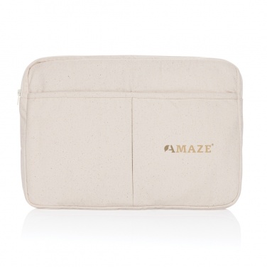 Logotrade promotional giveaways photo of: Laluka AWARE™ recycled cotton 15.6 inch laptop sleeve