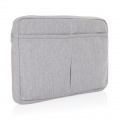 Laluka AWARE™ recycled cotton 15.6 inch laptop sleeve, grey