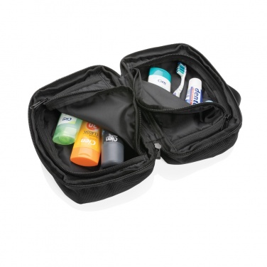 Logo trade promotional merchandise photo of: Swiss Peak AWARE™ RPET Voyager toiletry bag