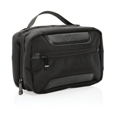 Logo trade promotional products picture of: Swiss Peak AWARE™ RPET Voyager toiletry bag