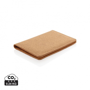 Logo trade promotional items picture of: Cork secure RFID passport cover