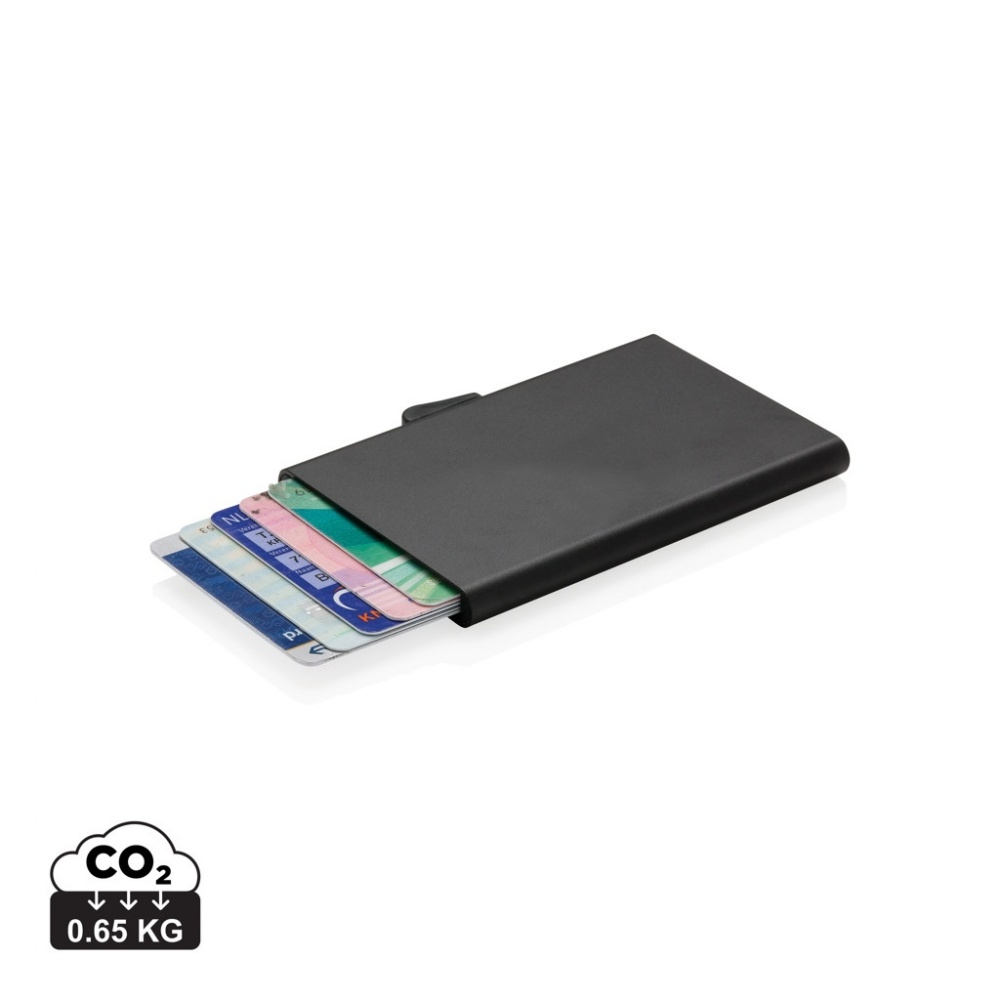 Logo trade promotional merchandise photo of: C-Secure aluminium RFID card holder