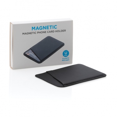 Logo trade promotional item photo of: Magnetic phone card holder