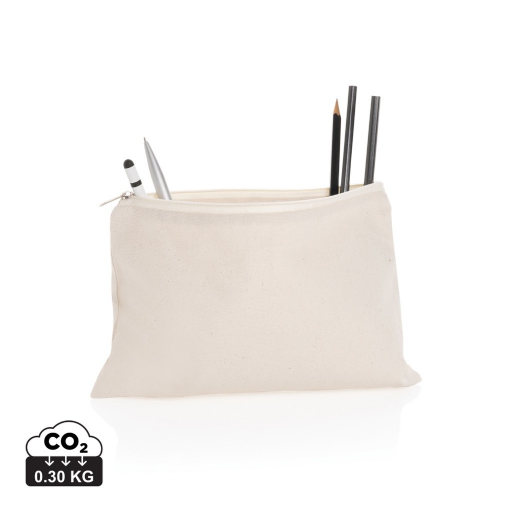 Logotrade promotional product picture of: Impact Aware™ 285 gsm rcanvas pencil case undyed