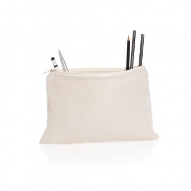 Logo trade promotional items picture of: Impact Aware™ 285 gsm rcanvas pencil case undyed