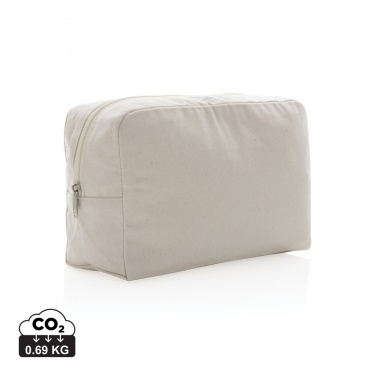 Logotrade corporate gift image of: Impact Aware™ 285 gsm rcanvas toiletry bag undyed