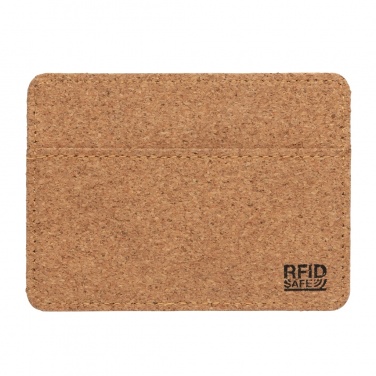 Logotrade business gifts photo of: Cork secure RFID slim wallet