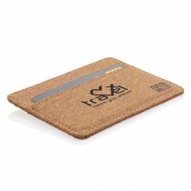 Logotrade promotional merchandise picture of: Cork secure RFID slim wallet