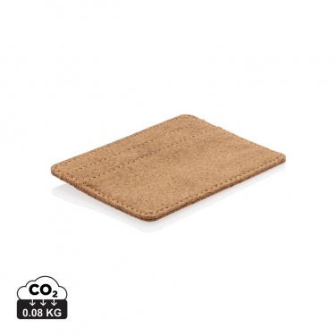 Logo trade promotional merchandise photo of: Cork secure RFID slim wallet