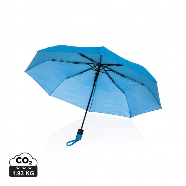 Logotrade corporate gift image of: 21" Impact AWARE™ 190T mini auto open umbrella