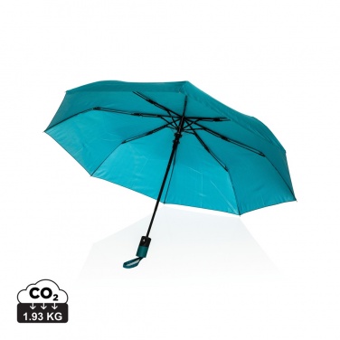 Logo trade promotional gifts picture of: 21" Impact AWARE™ 190T mini auto open umbrella