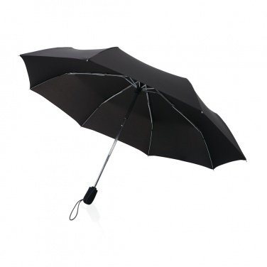 Logo trade corporate gifts image of: Swiss Peak AWARE™ Traveller 21” automatic umbrella