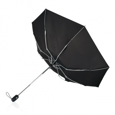 Logo trade promotional products image of: Swiss Peak AWARE™ Traveller 21” automatic umbrella