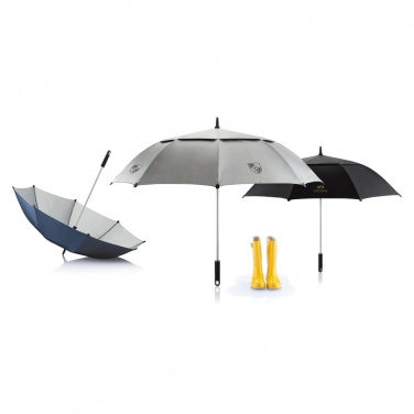 Logo trade promotional merchandise photo of: 27” Hurricane storm umbrella