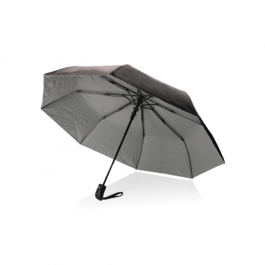 Logo trade promotional gifts image of: 21" Impact AWARE™ RPET 190T Pongee dual colour mini umbrella