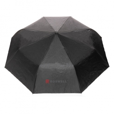 Logo trade promotional giveaways image of: 21" Impact AWARE™ RPET 190T Pongee dual colour mini umbrella