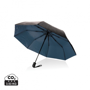 Logotrade promotional product picture of: 21" Impact AWARE™ RPET 190T Pongee dual colour mini umbrella