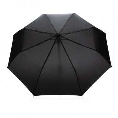 Logo trade corporate gift photo of: 21" Impact AWARE™ RPET 190T mini auto open umbrella