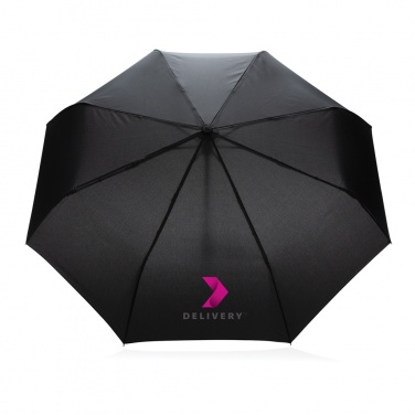 Logo trade promotional giveaways image of: 21" Impact AWARE™ RPET 190T auto open/close umbrella