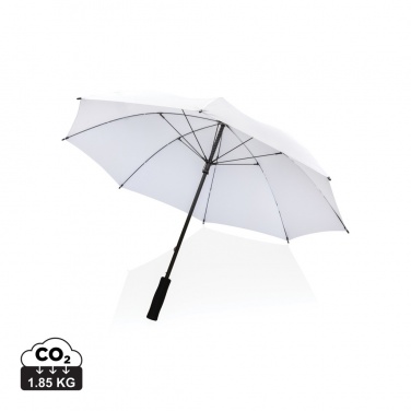 Logo trade corporate gifts image of: 23" Impact AWARE™ RPET 190T Storm proof umbrella