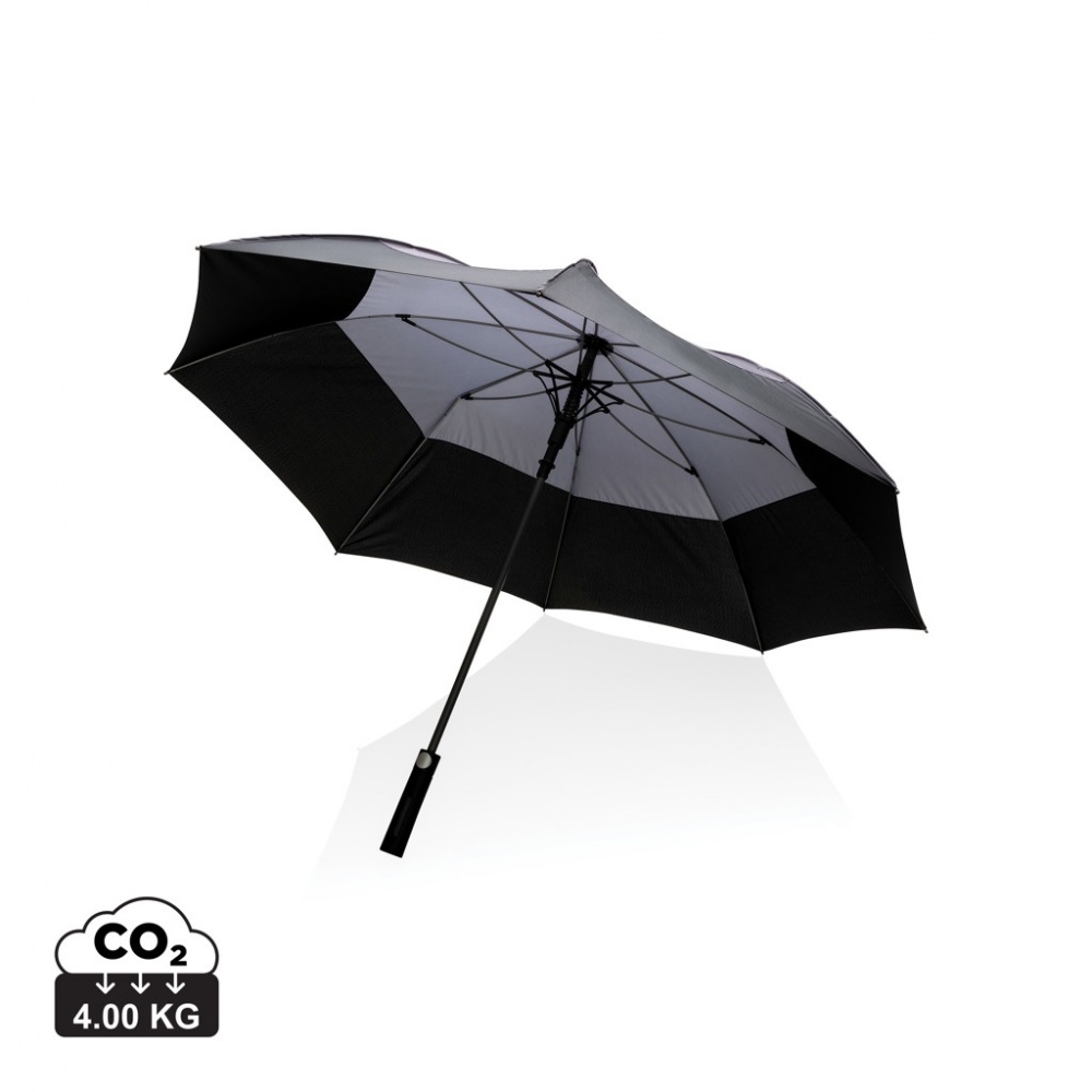 Logotrade advertising product picture of: 27" Impact AWARE™ RPET 190T auto open stormproof umbrella