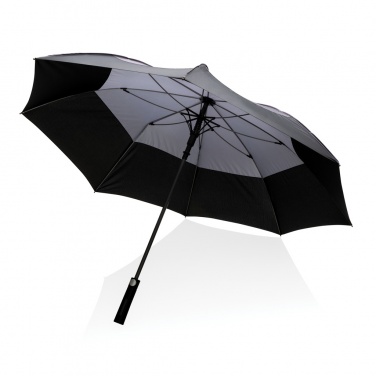 Logo trade promotional item photo of: 27" Impact AWARE™ RPET 190T auto open stormproof umbrella