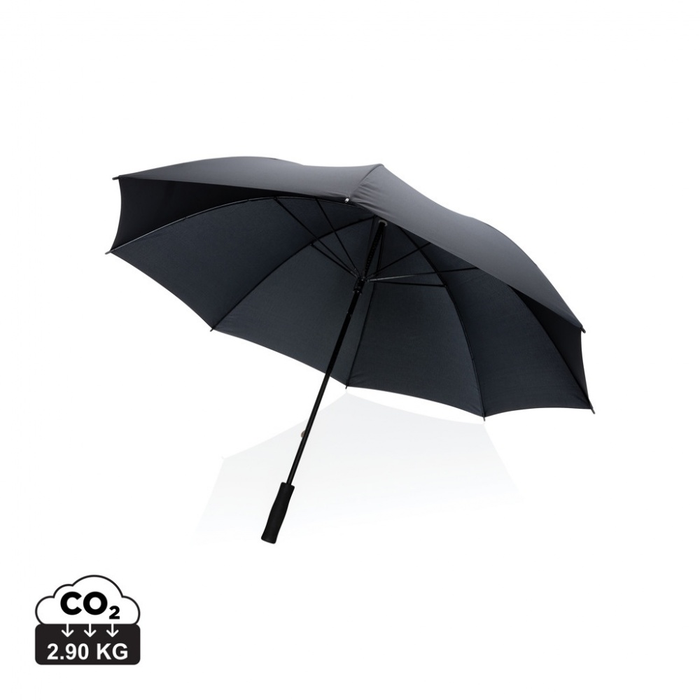 Logo trade promotional gifts image of: 30" Impact AWARE™ RPET 190T Storm proof umbrella