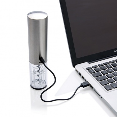 Logo trade promotional items picture of: Electric wine opener - USB rechargeable