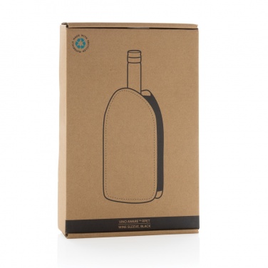 Logotrade corporate gift picture of: Vino AWARE™ RPET wine cooler sleeve