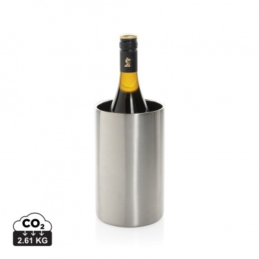 Logotrade advertising product image of: Vino RCS certified recycled stainless steel wine bucket