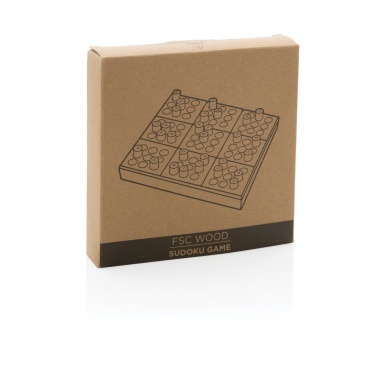 Logotrade promotional item picture of: Wooden Sudoku game