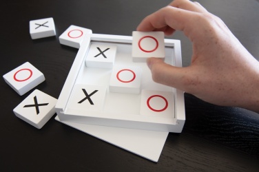 Logo trade corporate gifts image of: Deluxe Tic Tac Toe game