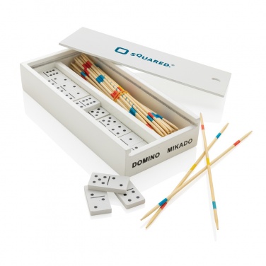 Logotrade business gift image of: Deluxe mikado/domino in wooden box