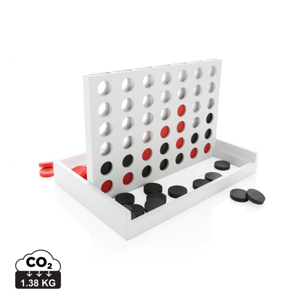 Logotrade promotional giveaways photo of: Connect four wooden game