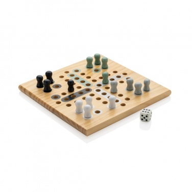 Logo trade promotional gifts image of: Claire wooden Ludo game