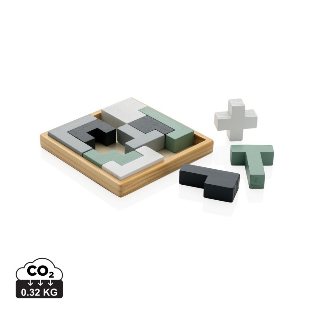 Logo trade corporate gift photo of: Cree wooden puzzle