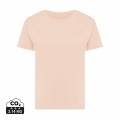 Iqoniq Yala women lightweight recycled cotton t-shirt, peach nectar